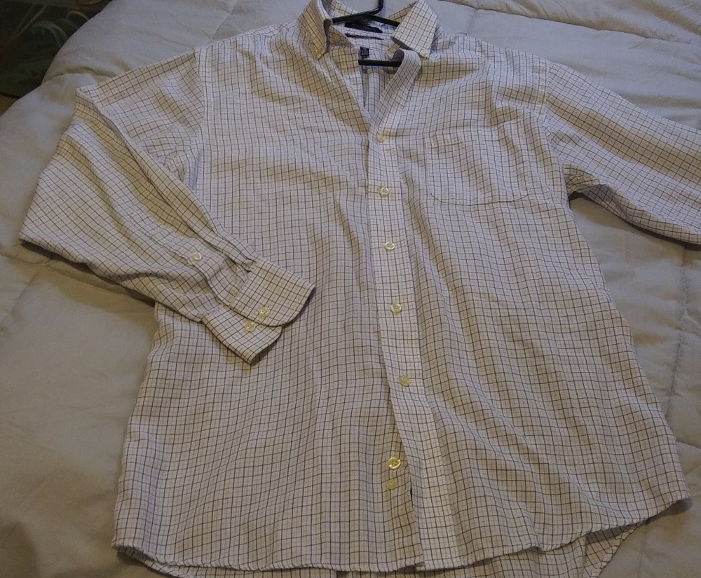 Chaps Twill Button Down Shirt